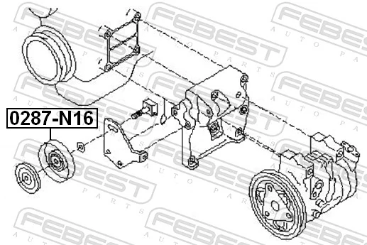 Rodillo tensor Nissan Primera 