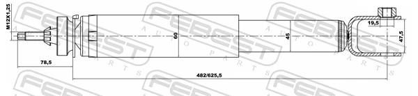 Amortiguadores posteriores para Ford Explorer  U5