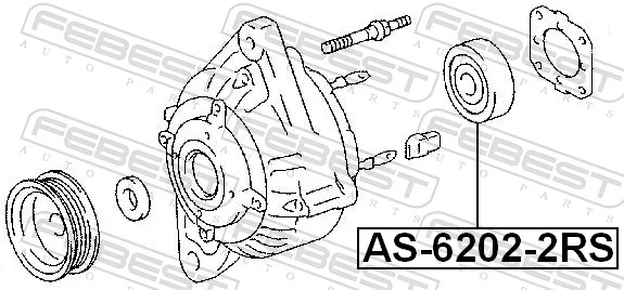 Cojinete alternador Nissan Qashqai II