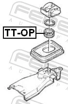 Casquillo palanca cambio para Opel Omega B 25, 26, 27