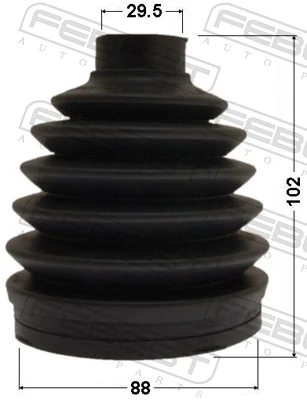 0517PBT50 Febest Fuelle transmisión delantero exterior