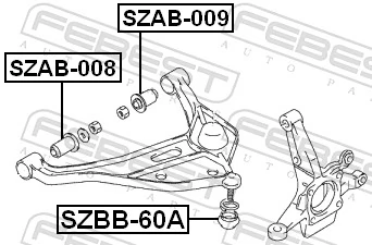 Silentblock de brazo de suspensión Suzuki Grand Vitara SUV (FT, HT) (1998 - 2005) precio, desde 11,20 EUR
