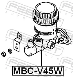 Cilindro maestro de frenos MB618717 Hyundai/Kia
