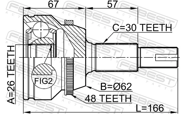 Comprar Junta homocinetica Lexus RX 300/330/350/400H U3