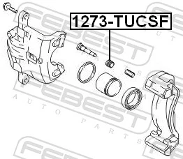 1273TUCSF Febest Kit de reparación de pinzas