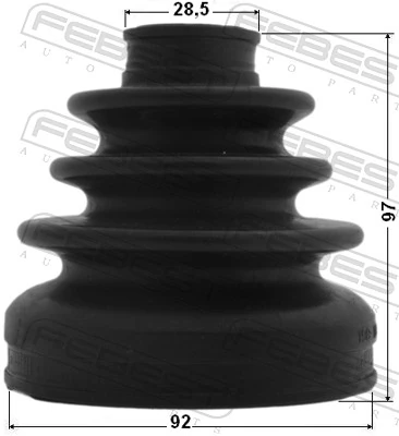 Fuelle palier delantero interior para Opel Meriva B 