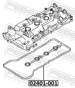 Junta tapa válvula Nissan Tiida hatchback (C13) (2015 - 2026) precio, desde 11,82 EUR