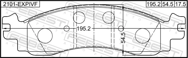 Comprar 8L2Z2V001B Ford Pastillas delanteras de freno