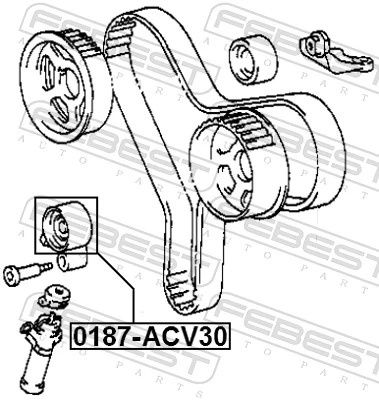 Rodillo tensor cadena Lexus RX 300/330/350/400H