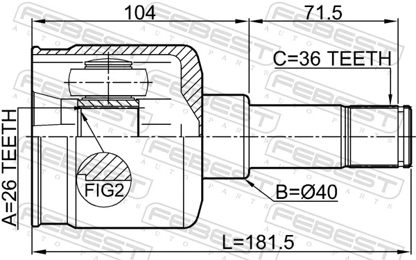 Comprar 21165 Sercore Junta homocinetica