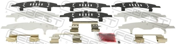 Comprar Juego de resortes de sujeción de pastillas de freno delanteras Nissan X-Trail  T31