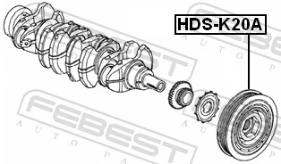 HDSK20A Febest Dámper