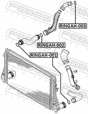 Junta tórica del tubo del intercooler Hans Pries (Topran) 116305595 precio, desde 4,59 EUR
