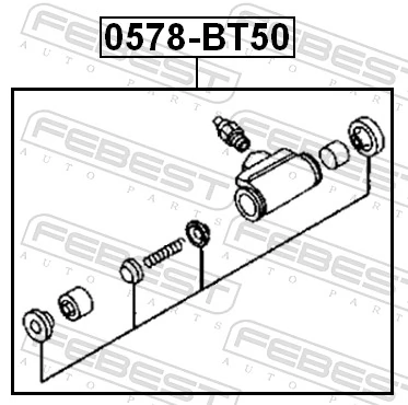Cilindro de freno de rueda trasera Ford Ranger pick-up (ER) (1999 - 2003) precio, desde 8,85 EUR
