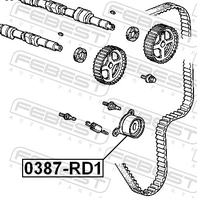 Rodillo tensor cadena Honda CR-V I