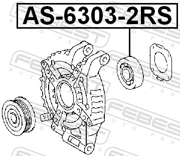 Rodamiento alternador para Renault Espace IV JK0