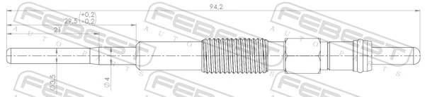  Bujía de precalentamiento Chevrolet Captiva 1