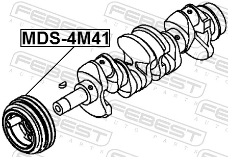 MDS4M41 Febest Dámper