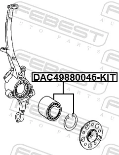  Cojinete de rueda delantero Mercedes S 