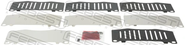 0103KDJ150F Febest Chapa antirruido de fijación de la pastilla de freno delantera