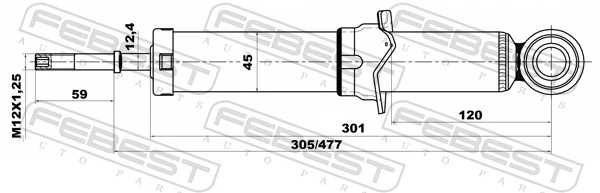 Comprar Amortiguador trasero Toyota Corolla  E12U