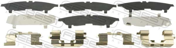 Comprar Juego de resortes de sujeción de pastillas de freno delanteras Nissan Almera CLASSIC B10RS