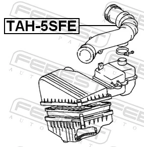 TAH5SFE Febest Conducto de aire, salida del filtro de aire