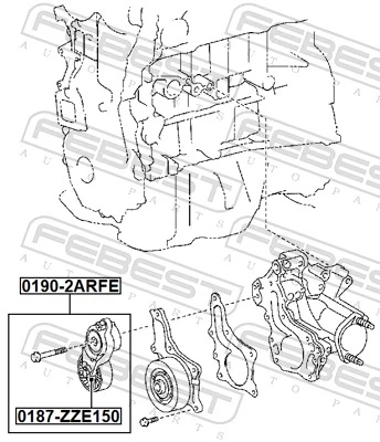 Tensor de la correa trapecial Lexus RX 270/350/450H SUV (AGL10, GGL15, GYL15) (2008 - 2015) precio, desde 18,60 EUR