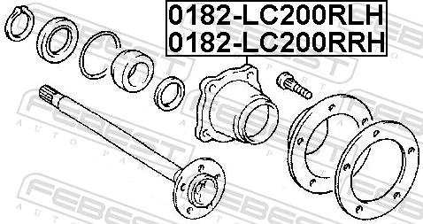 Cojinete de cubo delantero Toyota Land Cruiser SUV (J200) (2007 - 2021) precio, desde 70,32 EUR