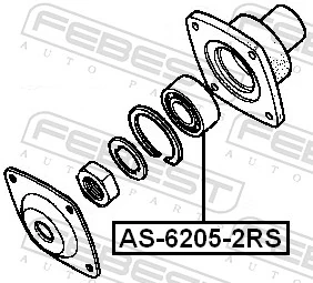  Rodamiento alternador Toyota 4 Runner 