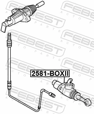 Cilindro maestro de embrague 1331560080 Peugeot/Citroen