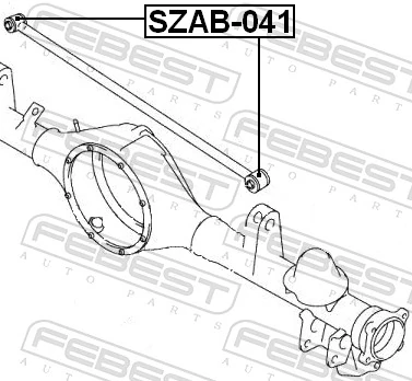 Silentblock de brazo transversal de suspensión trasera 4630052D00 Ssang Yong