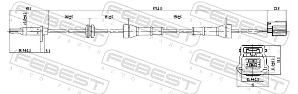 Sensor ABS de rueda delantera Nissan Murano SUV (Z51) (2008 - 2014) precio, desde 30,61 EUR