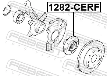 Buje de rueda delantero KIA Cerato I sedán (LD) (2004 - 2008) precio, desde 27,69 EUR