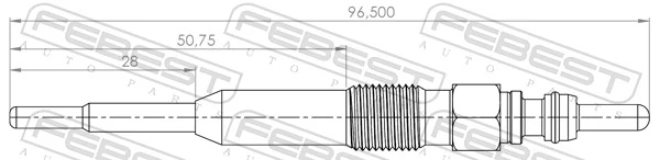 Bujía de precalentamiento 0250302002 Bosch