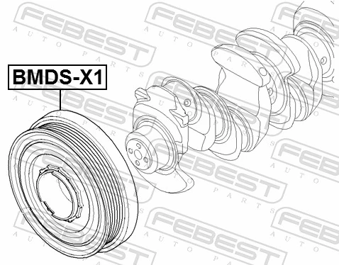 Polea del cigüeñal BMW X1 SUV (E84) (2009 - 2015) precio, desde 113,48 EUR
