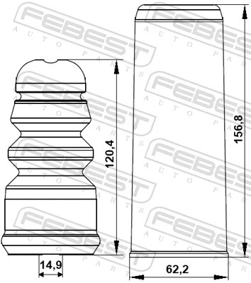 Almohadilla de tope suspensión & guardapolvos amortiguador Audi Q5 SUV (8RB) (2008 - 2016) precio, desde 17,45 EUR