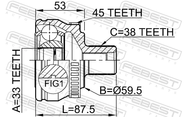  Junta homocinetica Seat Exeo 