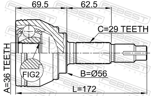 Comprar Junta homocinetica Nissan Murano  Z50