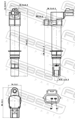 Bobina 56028138AE Mitsubishi