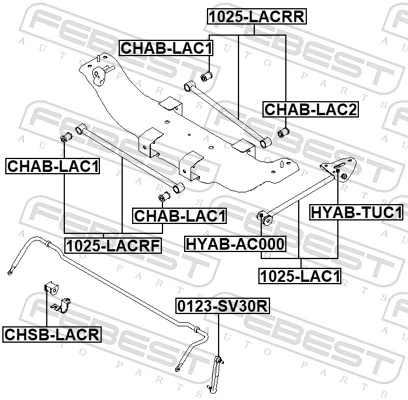 96550049 Peugeot/Citroen Brazo inferior trasero izquierdo/derecho