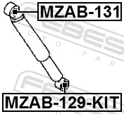 Silentblock amortiguador trasero para Ford Ranger  ET