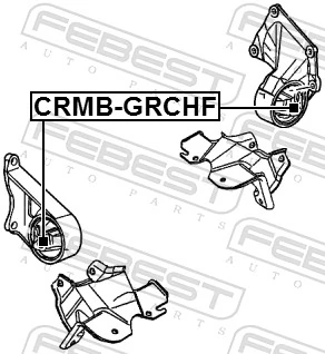 CRMBGRCHF Febest Cojín del motor