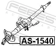 AS1540 Febest Cruceta de la columna de dirección