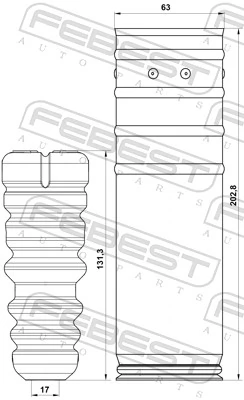 Almohadilla de tope suspensión & guardapolvos amortiguador Opel Corsa E hatchback (X15) (2014 - 2026) precio, desde 25,97 EUR