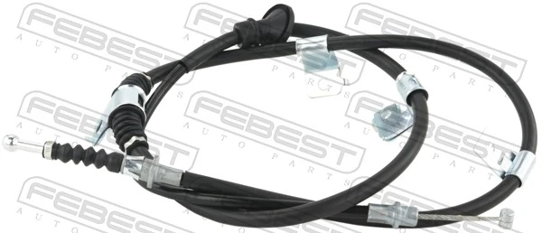 04100GF4WDRH Febest Cable de freno de mano trasero derecho