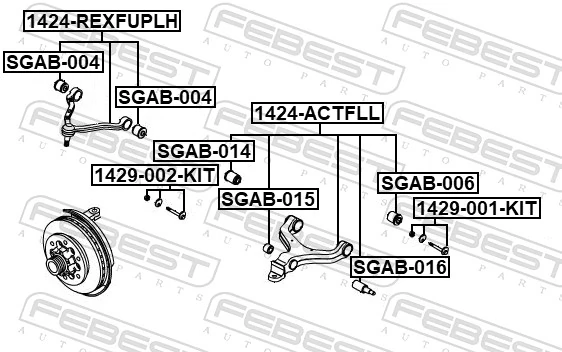 Brazo inferior izquierdo de la suspensión delantera VAG 4450109003 precio, desde 101,78 EUR