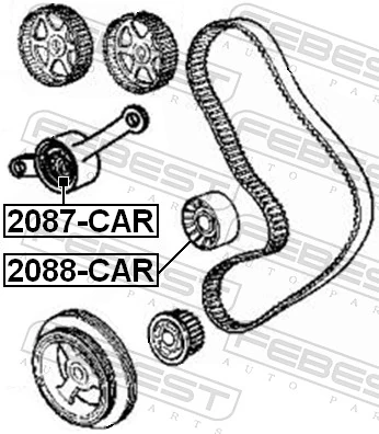  Tensor, correa de distribucion Chrysler Voyager 3