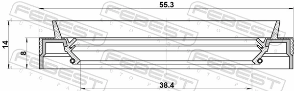 Retén del semieje delantero Payen NA5486 precio, desde 7,55 EUR