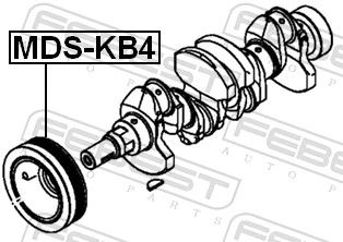 Comprar Polea de cigüeñal Mitsubishi L 200 IV KA, KB